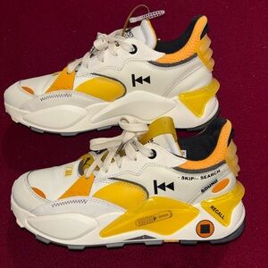 Puma White and Yellow Alexander John Emory Jones the disc RS XL